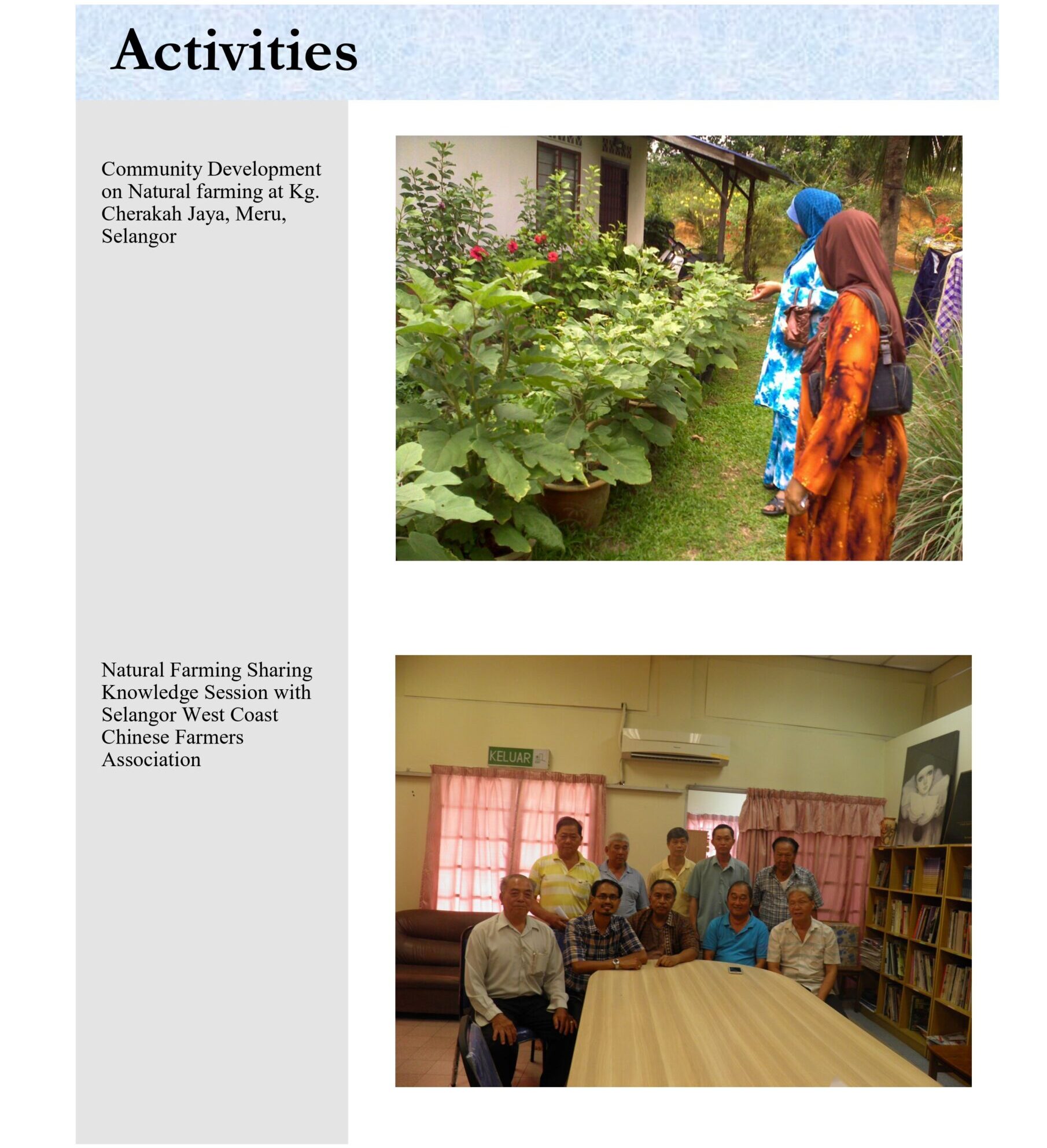MISA Sustainable Agriculture Programme
